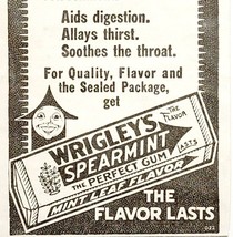 1923 Wrigley&#39;s Chewing Gum Advertisement Flavor D22 2 Ephemera Candy 4 x... - $19.99