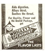 1923 Wrigley&#39;s Chewing Gum Advertisement Flavor D22 2 Ephemera Candy 4 x... - $27.41 CAD