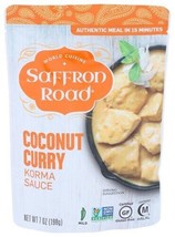 Saffron Road Coconut Curry Korma Sauce 7 Oz-Pack Of 8 - £30.73 GBP