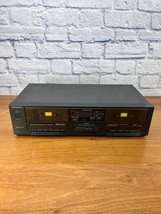 Technics RS-B17W Double Cassette Deck- 1 Touch Recording Auto Tape Selec... - $26.59