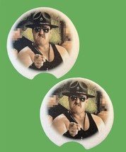 Sgt Slaughter Car Cup Holder Coasters Set New - $7.00