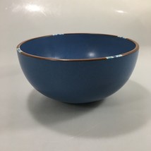 Dansk Mesa Sky Blue Stoneware Serving Bowl 8&quot; Southwestern Discontinued Japan - £26.52 GBP