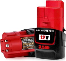 For The Milwaukee 12V Battery Xc Lithium 48-11-2401, 48-11-2402, 48-11-2420, - £29.76 GBP