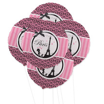 BirthdayExpress Paris Damask 5pc Foil Balloon Kit - £38.74 GBP