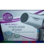 CONAIR 1875 Watt Mid-Size Styler Model#266NP -Powerful &amp; Fast Drying- New-  - $31.77