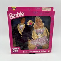 Vintage 90s Barbie &amp; Ken Great Date Fancy Fashions Easy To Dress Doll Clothes  - £15.77 GBP