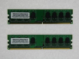 2GB  2x1GB DDR2 PC2-6400 240pin Mem For Dell Optiplex 740 755 760 960 - £15.57 GBP