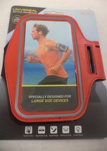 Reiko Sport Armband for Universal 4.7&quot; Devices Full Adjustable Strap Red Blue - £7.11 GBP