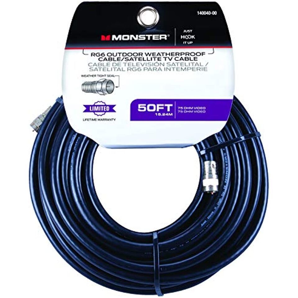 VIDEO COAXIAL CABLE 50&#39;L - $29.39