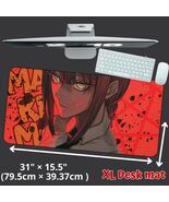 Anime Waifu Makima Large Game Keyboard Desk Mat Chainsaw Man Manga Mouse... - $26.99