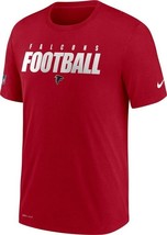 Atlanta Falcons Mens Nike Dri-Fit Cotton Sideline T-Shirt - XXL/XL/Large... - £19.65 GBP