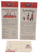 Vintage 1956 Standard Oil Traveling Pamphlets Accommodations Speed Limit Gas Tax - £13.18 GBP