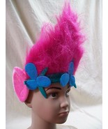 Fun Licensed Trolls Child Pink Fuzzy Poppy Headpiece Ears Princess Ages ... - $13.95