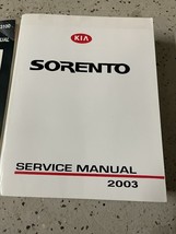 2003 Kia Sorrento Service Repair Shop Repair Workshop Manual Set W Chiltons - $179.95