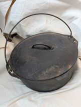 Vintage Lodge 10 1/4 In 8 DO USA Cast Iron Dutch Oven Pot Lid # 8 lid usa - $50.93