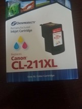 Dataproducts CL-211XL Remanufactured Canon Color Ink Cartridge C-Y-M Sealed! - £25.62 GBP