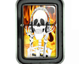 Skull D17 Flip Top Oil Lighter Windproof - $14.80