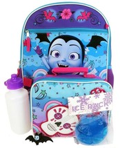 Vampirina Disney 16&quot; 5-Piece Backpack Set + Insulated Lunch Bag + Bottle Nwt - £20.08 GBP