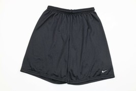 Vintage Nike Mens Small Travis Scott Mini Swoosh Above Knee Mesh Shorts Black - £46.93 GBP