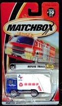 Matchbox 2001-19/75 City Dudes Refuse Truck 1:64 Scale - £8.44 GBP