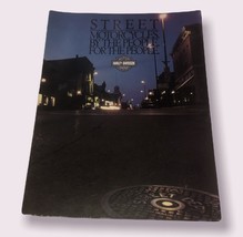 Harley Davidson Street Motorcycles Vintage Fold-Out Promotional Guide - $151.35 MXN
