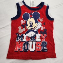 Mickey Mouse Distressed Tank Top Kids 3T - £7.03 GBP