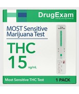 1 Pack - DrugExam Made in USA Most Sensitive Marijuana THC 15 ng/mL Sing... - $13.95