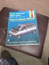 1986-1997 FORD AEROSTAR MINI-VANS 2WD MODELS AUTOMOTIVE REPAIR MANUAL HA... - $5.90