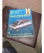 1986-1997 FORD AEROSTAR MINI-VANS 2WD MODELS AUTOMOTIVE REPAIR MANUAL HA... - £4.72 GBP