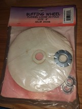 buffing wheel flannel loose 20 fold 8&quot; - £9.31 GBP
