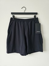 NWT LULULEMON BLK Black Pace Breaker Shorts 7&quot; Lined Men&#39;s Medium - £54.68 GBP