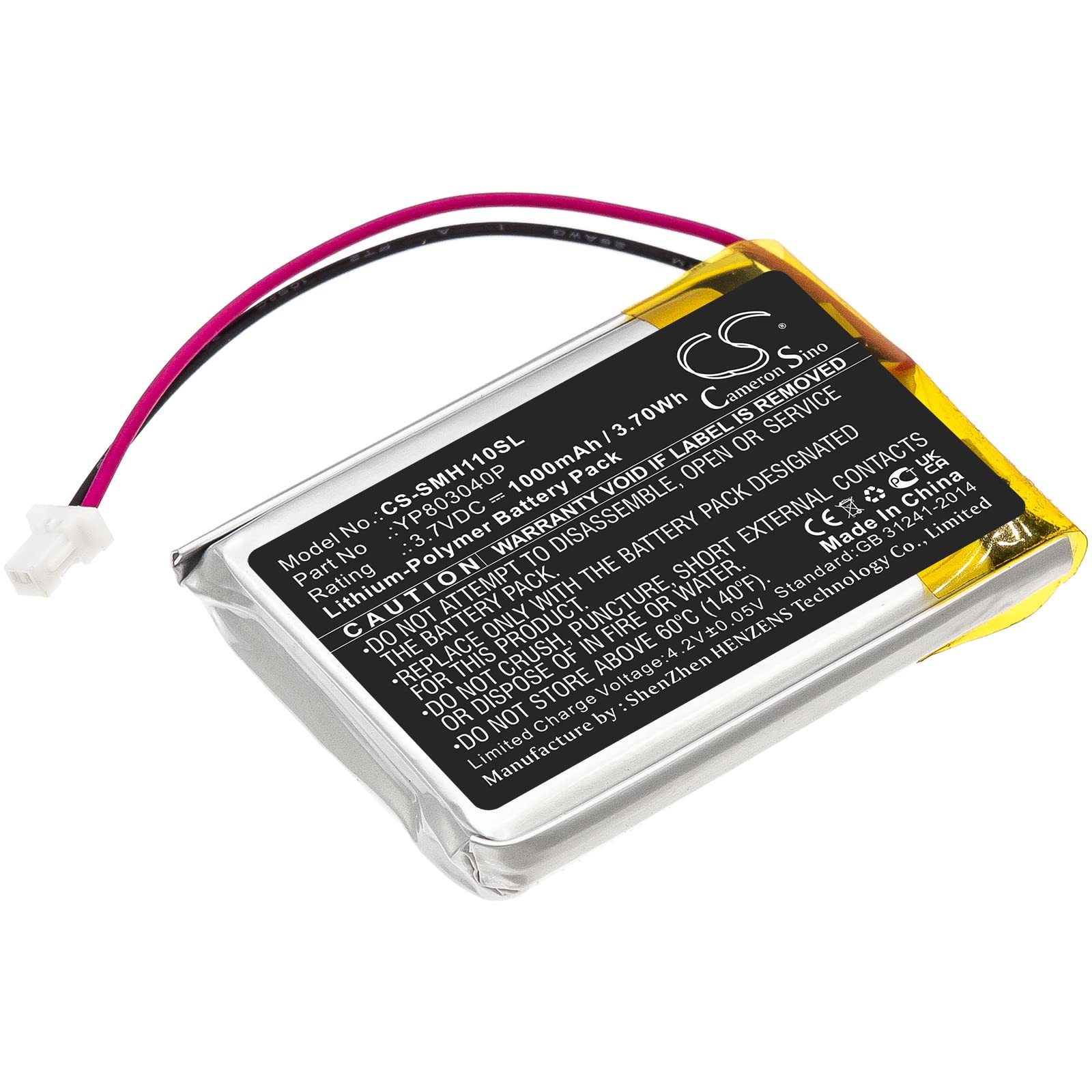 LIONX Battery for Wireless Headset Fit Model 10C 10C Pro Part Number YP8... - $18.59