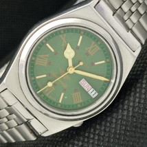 Genuine Vintage Citizen Automatic 8200 Japan Mens D/D Green Watch 608j-a317030-6 - £20.75 GBP