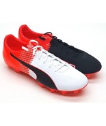 Puma Mens Evospeed 4.5 Tricks FG Cleated Soccer Shoe Black/Red 12 #NGR2N... - $54.69 CAD