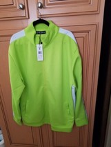 Rebel Minds New York Track Jacket, Lime Green, Size 3XL - $25.00