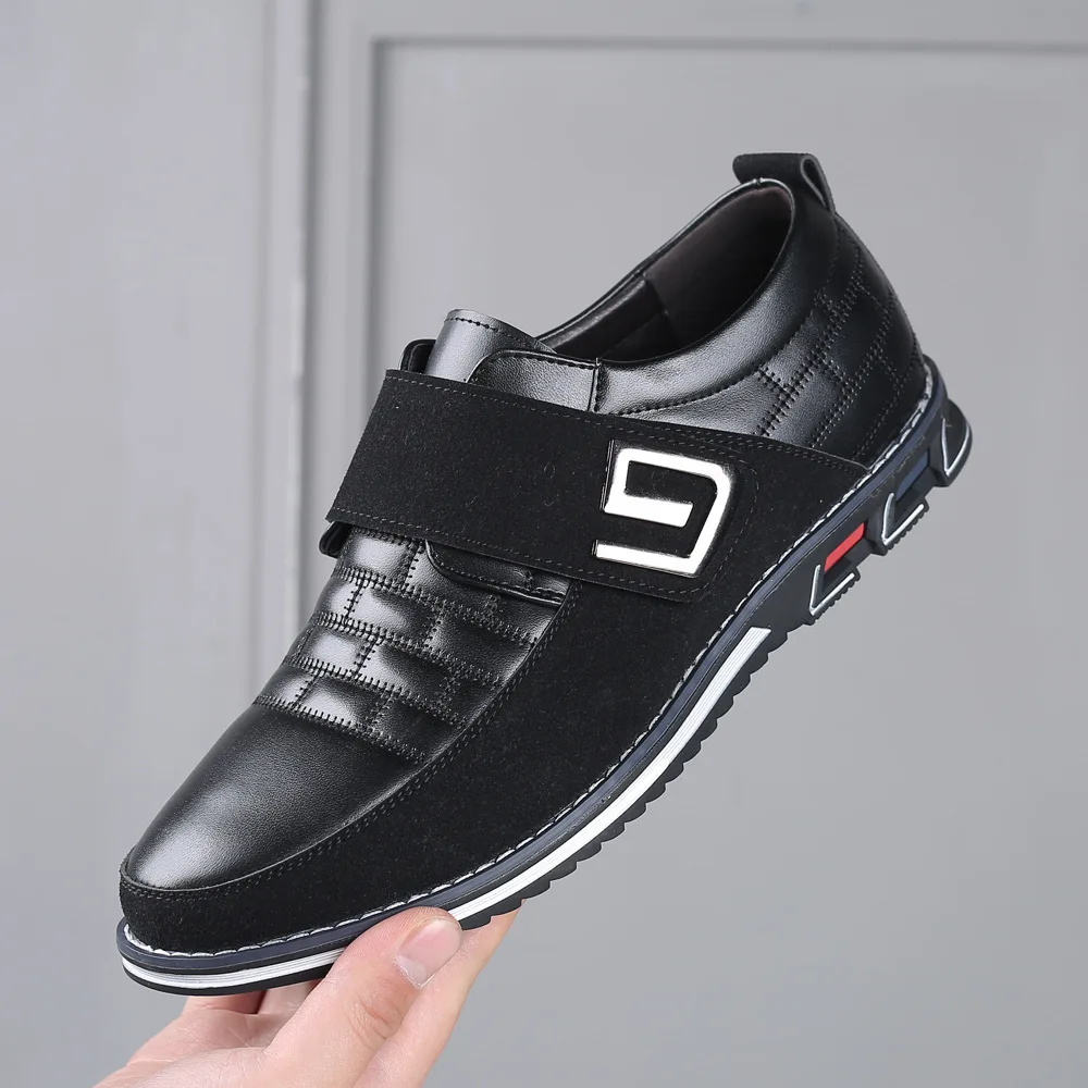 Leather Casual Shoes for Men Fashion Men Loafers Office Comfortable Slip... - $48.92