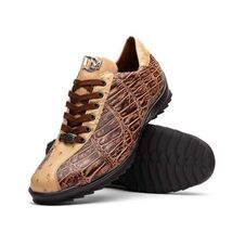 Hand painted big block alligator scales Sneaker Shoes Saulo Orix image 3