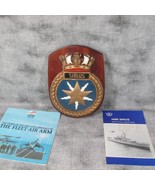 Vintage HMS SIRIUS Royal Navy Wall Plaque - £11.32 GBP