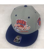 New York Knicks Mens Forty Seven Gray Brand Baseball Snapback Cap Gray - £10.78 GBP