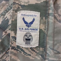 Defense Logistics Agency Men's Green Camo Coat Jacket Pockets Chest Size 45" image 5