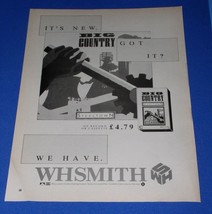 Big Country No 1 Magazine Photo Clipping Vintage October 1984 UK WHSmith... - $14.99