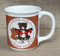 Vintage Little Tender Loving Bear Mug Cup Teddy Cottage Core Rustic Farmhouse - £7.65 GBP