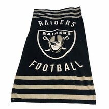 Vtg 90&#39;s NFL Oakland Raiders 30&quot; x 60&quot; Beach Towel Northwest Brand - £37.64 GBP