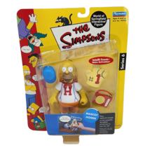 The Simpsons 2001 Interactive Mascot Homer Action Figure New Sealed Series 6 - $19.00