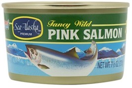 Sea Alaska Pink Salmon 7.5 Oz Can (Pack Of 2) - £31.74 GBP