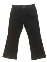 Ralph Lauren Jeans Co Pants Womens Size 4P Black Denim Lauren Petite Dar... - £19.17 GBP