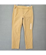 Old Navy Pixie Women Pants Size 12 Tan Khaki Stretch Flat Front Skinny T... - $21.60