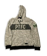 NWT New Portland Timbers adidas Heathered Gray Pullover Medium Hooded Sw... - £54.08 GBP