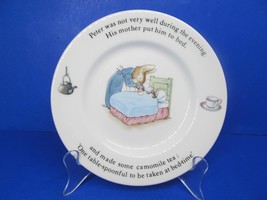 Wedgwood Etruria And Barlaston Peter Rabbit Nurseryware 7&quot; Plate Camomile Tea EC - £9.42 GBP