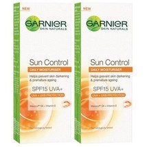 Garnier Skin Naturals Sun Control Daily Moisturiser SPF 15, 50ml (pack of 2) - £27.53 GBP
